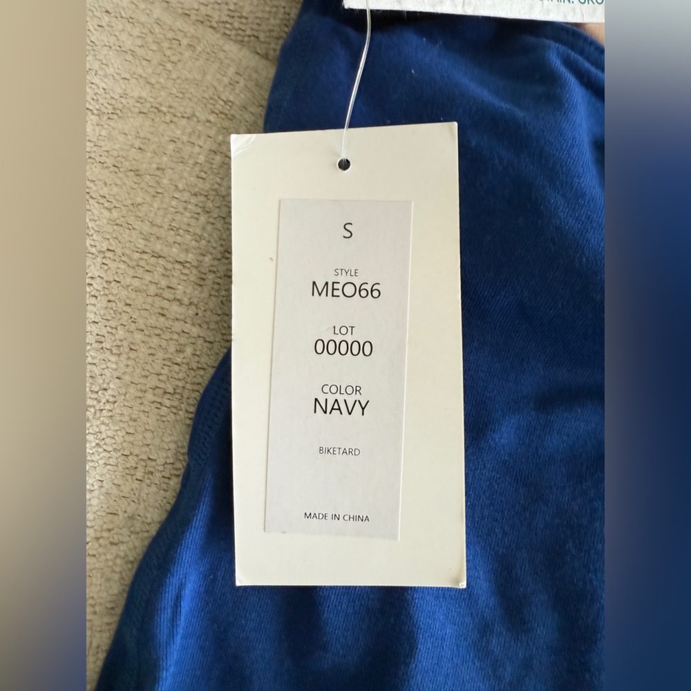 NWT MARIIA CROWN Biketard MEO66 size S  in Navy - Picture 4 of 7